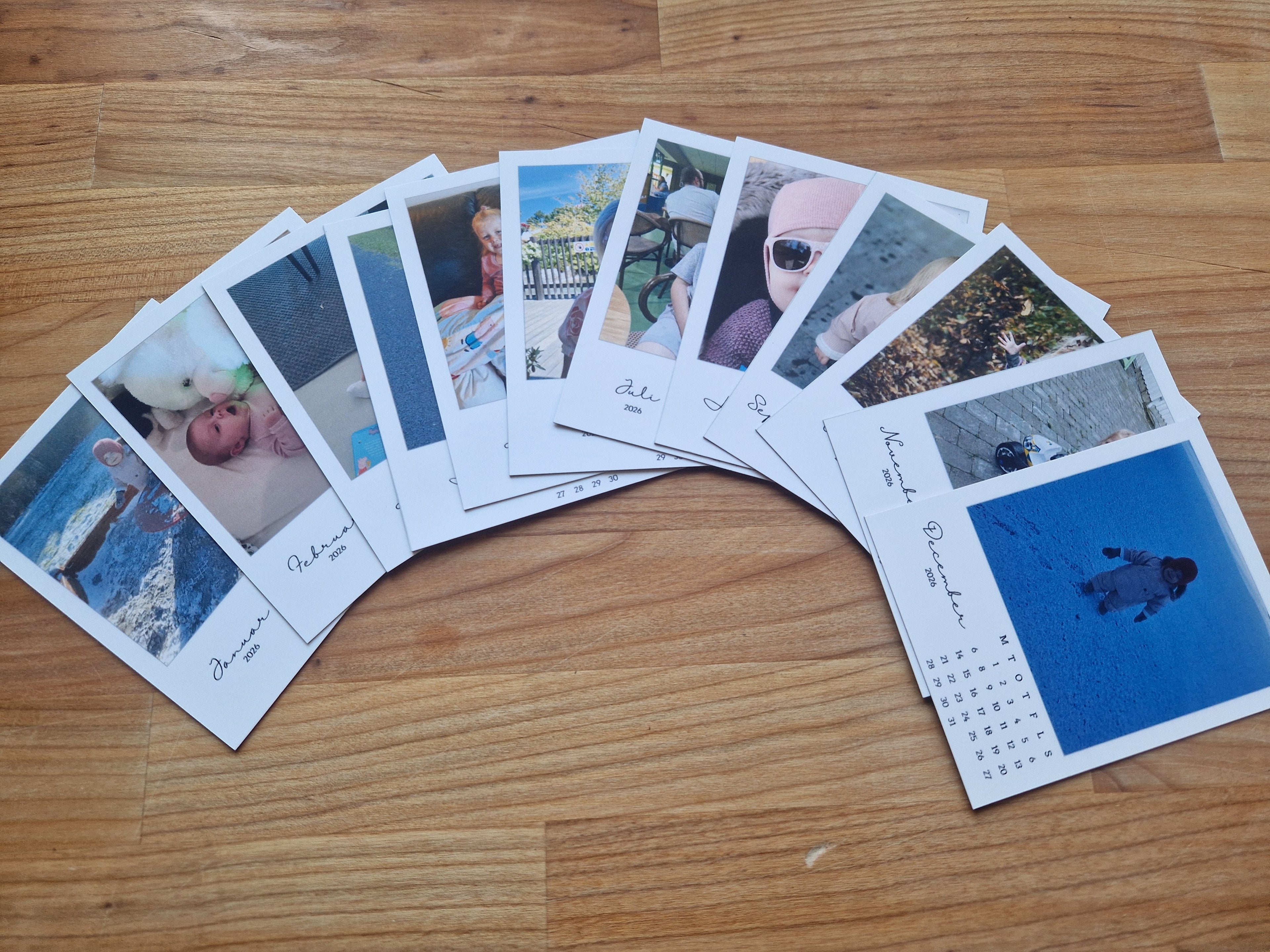 Personlige kalender magneter